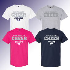 SV Cheer Short Sleeve Tee-Custom SV Cheer Short Sleeve Tee-Custom